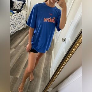 Nike Gators medium blue dri fit short sleeve tee